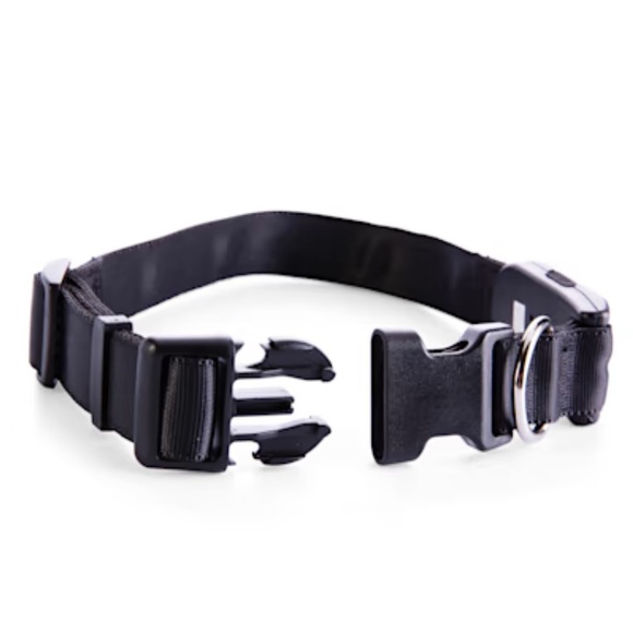 YOULY The Extrovert Black LED Dog Collar Small - Picture 3 of 5